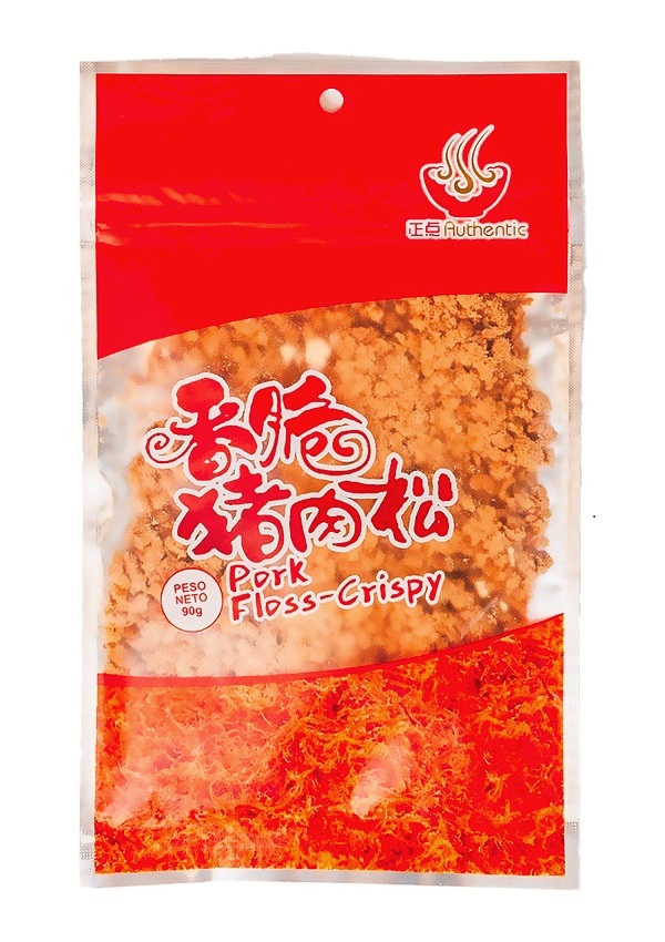 Fibra di carne di maiale gusto Crispy - Authentic 90g. Fibra di carne di maiale gusto Crispy - Authentic 90g.